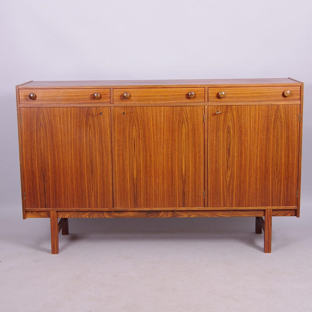 SIDEBOARD, jakaranda, 1960/70-tal.