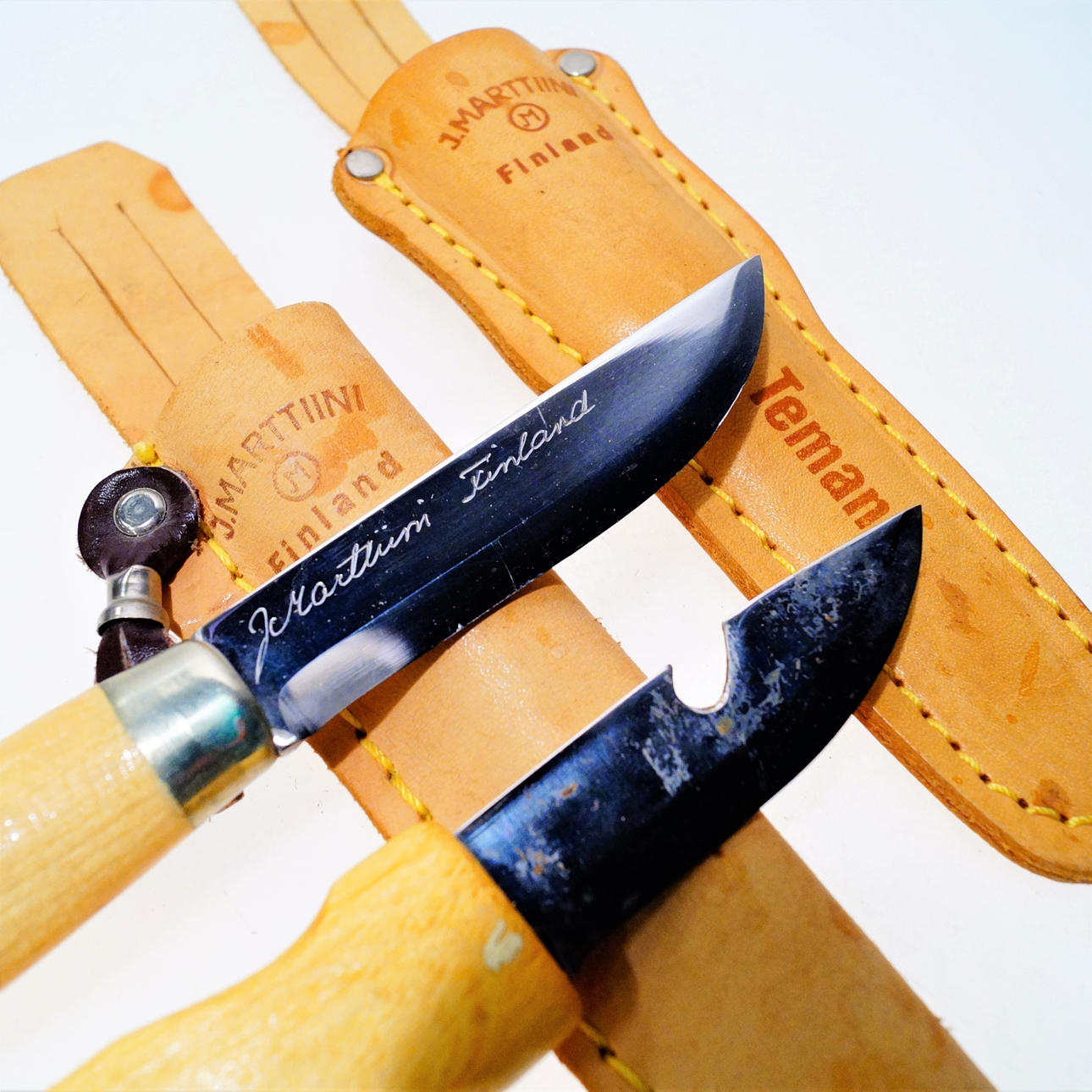 J.MARTTIINI. Messer, 2 Stück, Finnland.