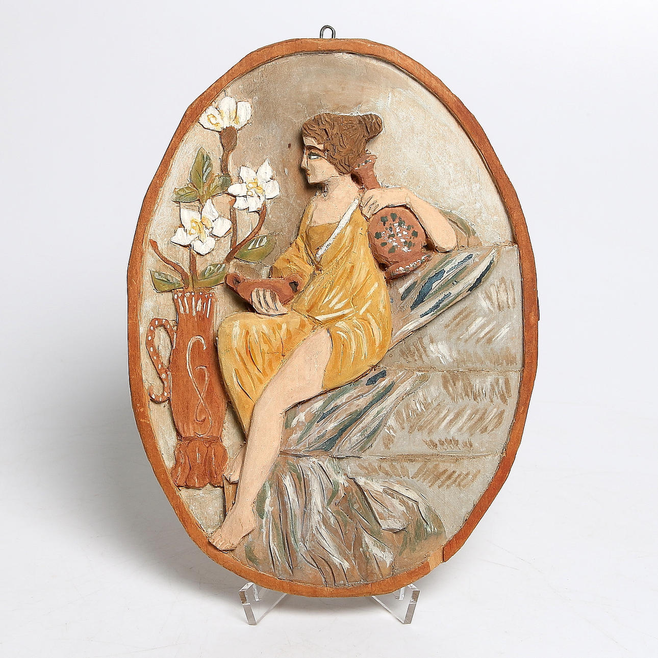 IDA MALM. Relief, signerad.