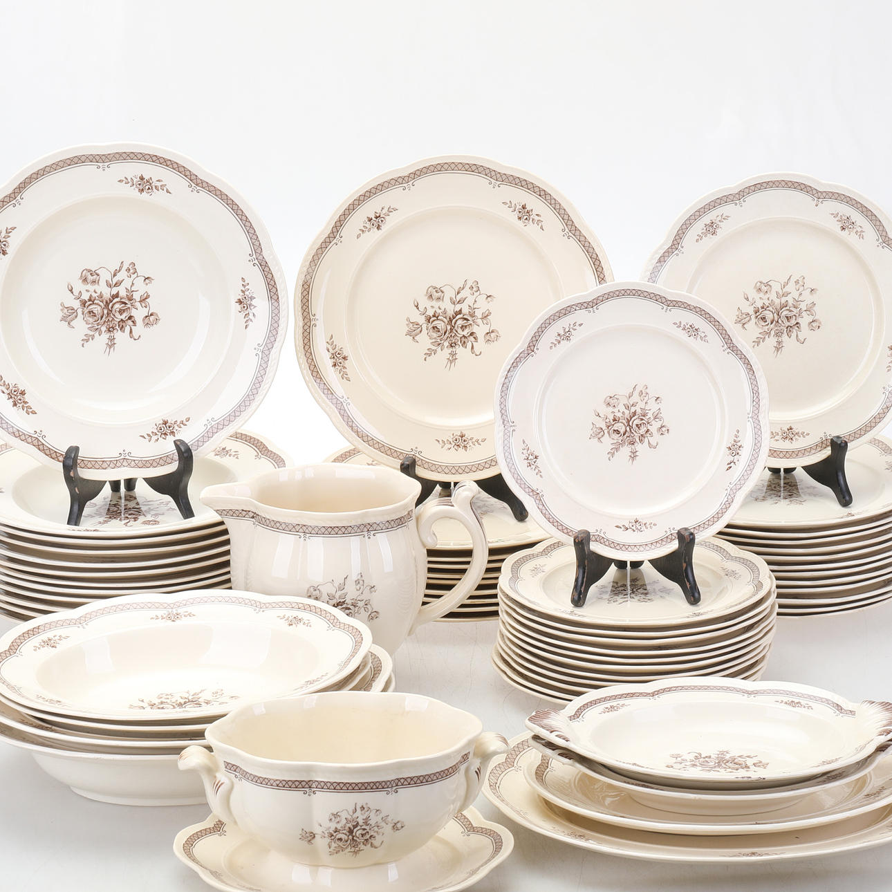 MATSERVIS, 58 delar, " Anglo ", Gefle.