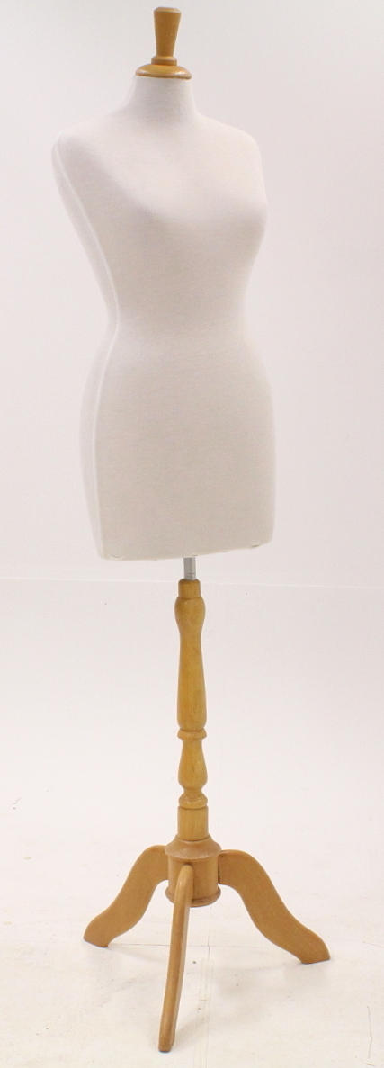 PROVDOCKA, dam, vit, höftmodell.