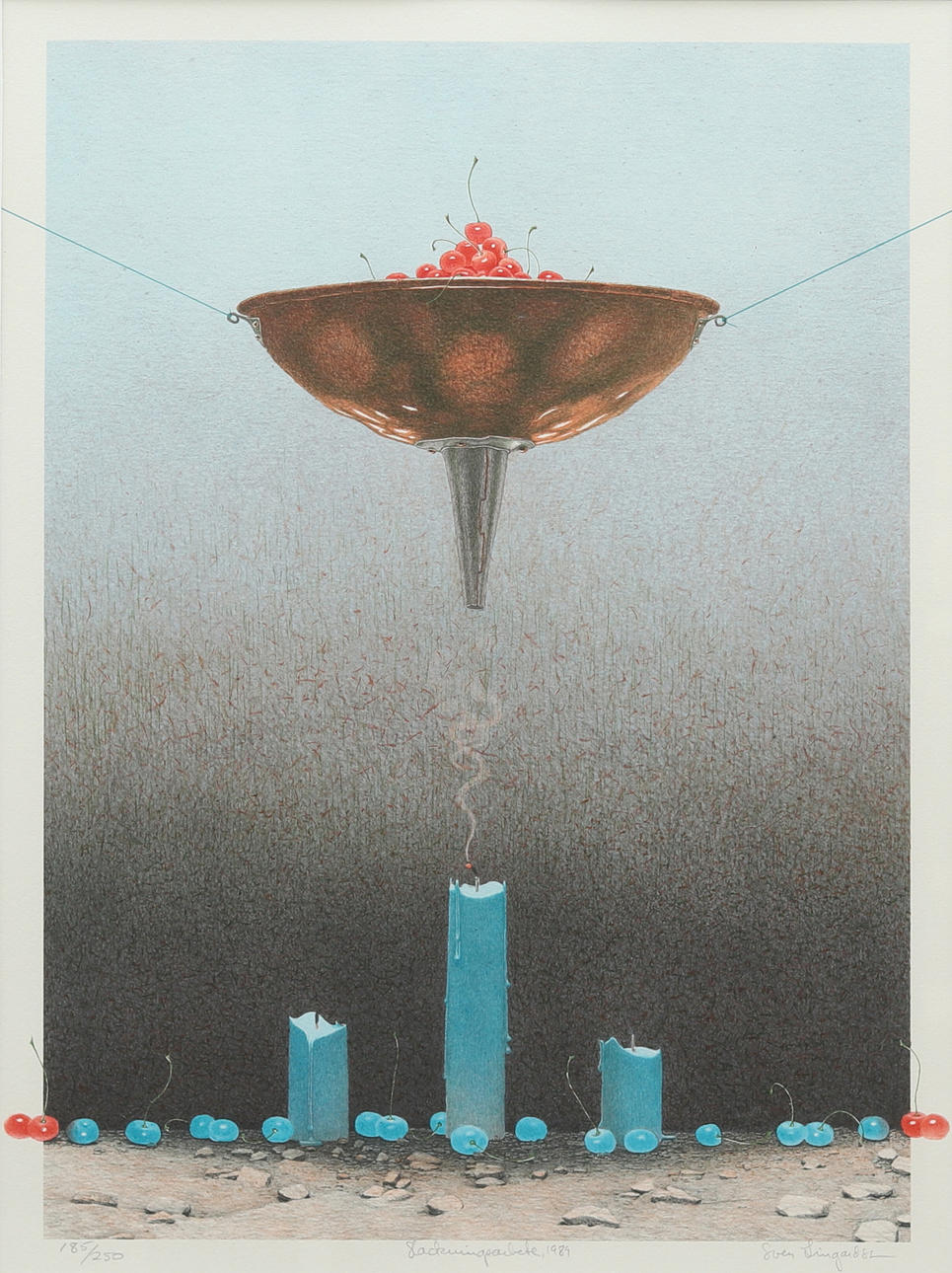 SVEN  LINGARDSZ. Titled, lithograph no. 185/250, signed.