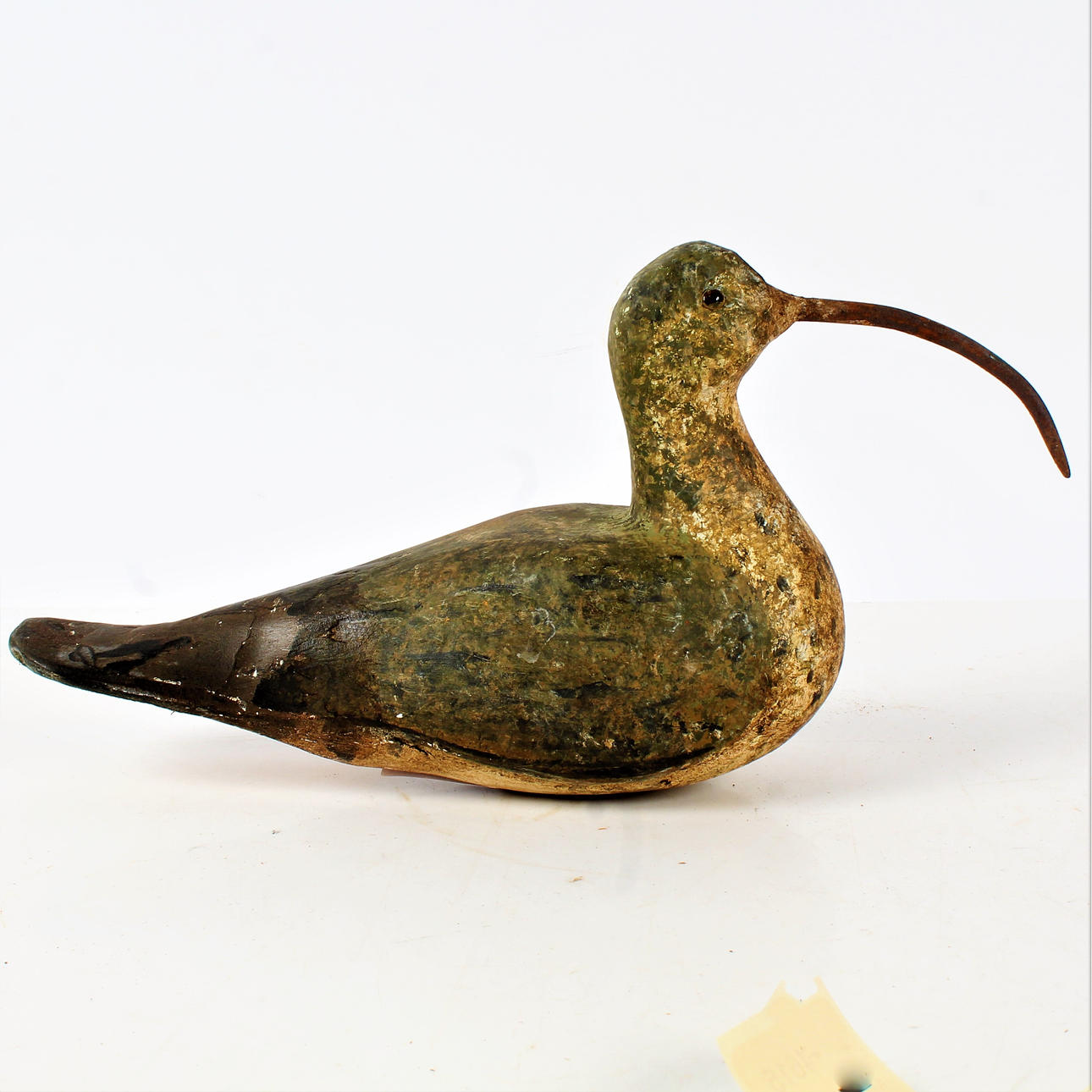 A FRENCH DECOY WATER BIRD.