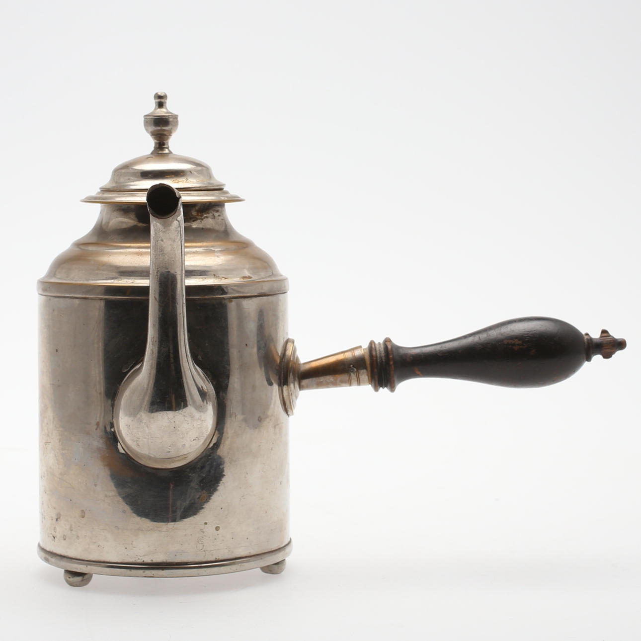 KAFFEKANNA, metall, 1/2 K, Nils Petter Linderberg, Sundswall, 1800-tal.