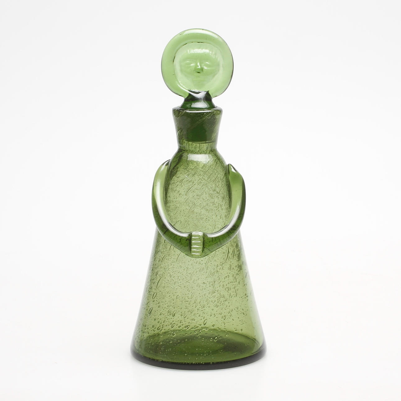 KARAFF, glas, Erik Höglund, Boda, signerad.