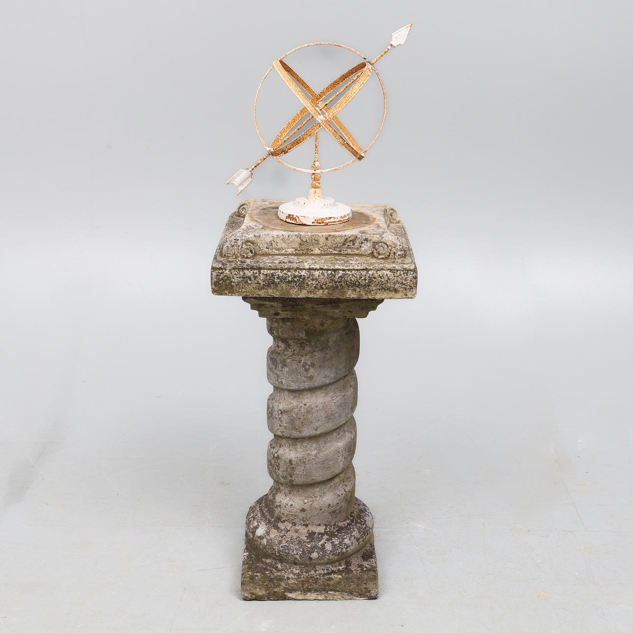 AN ARMILLARY SUNDIAL.