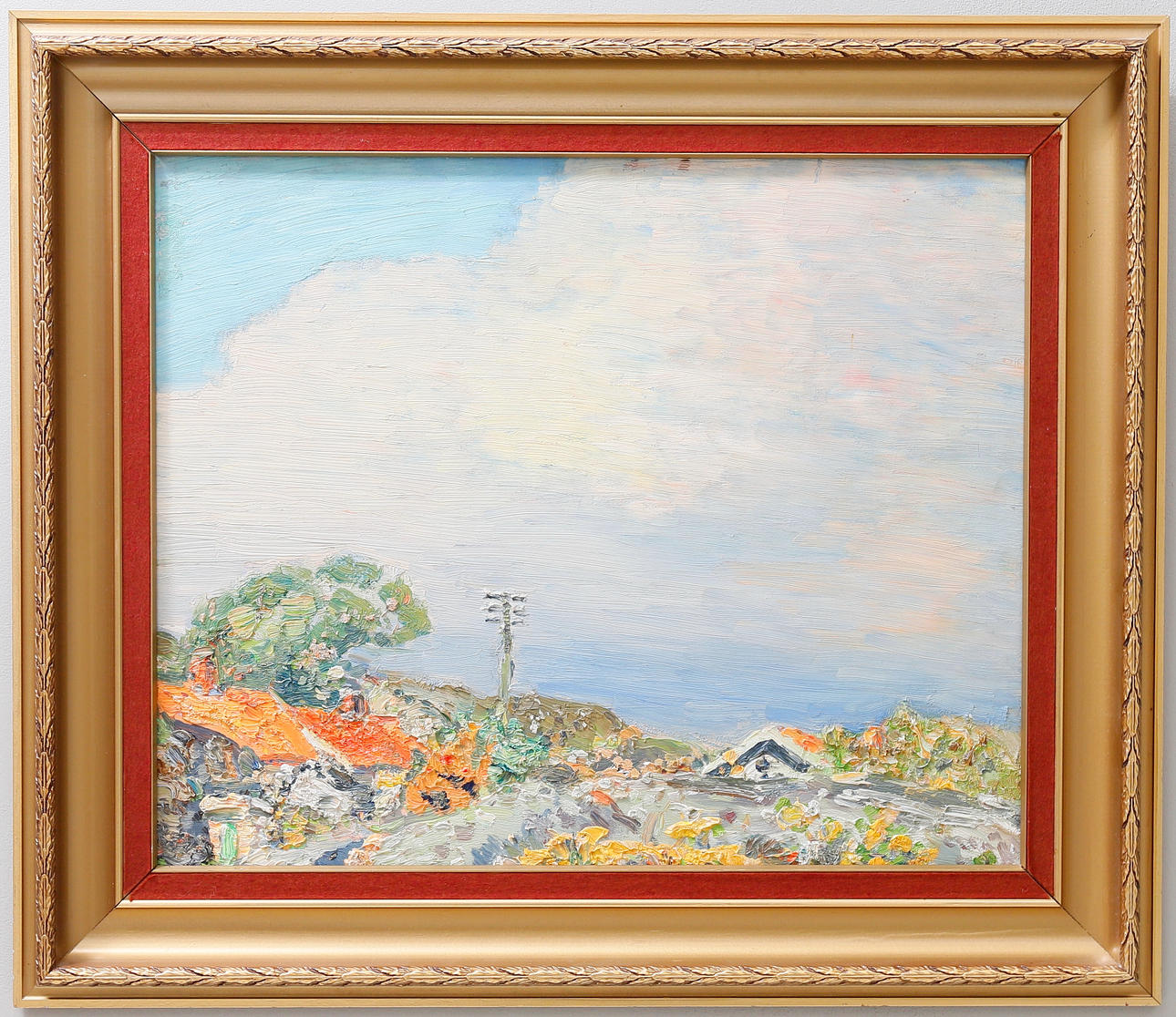 FOLKE PERSSON. oil on Board, unsigned.