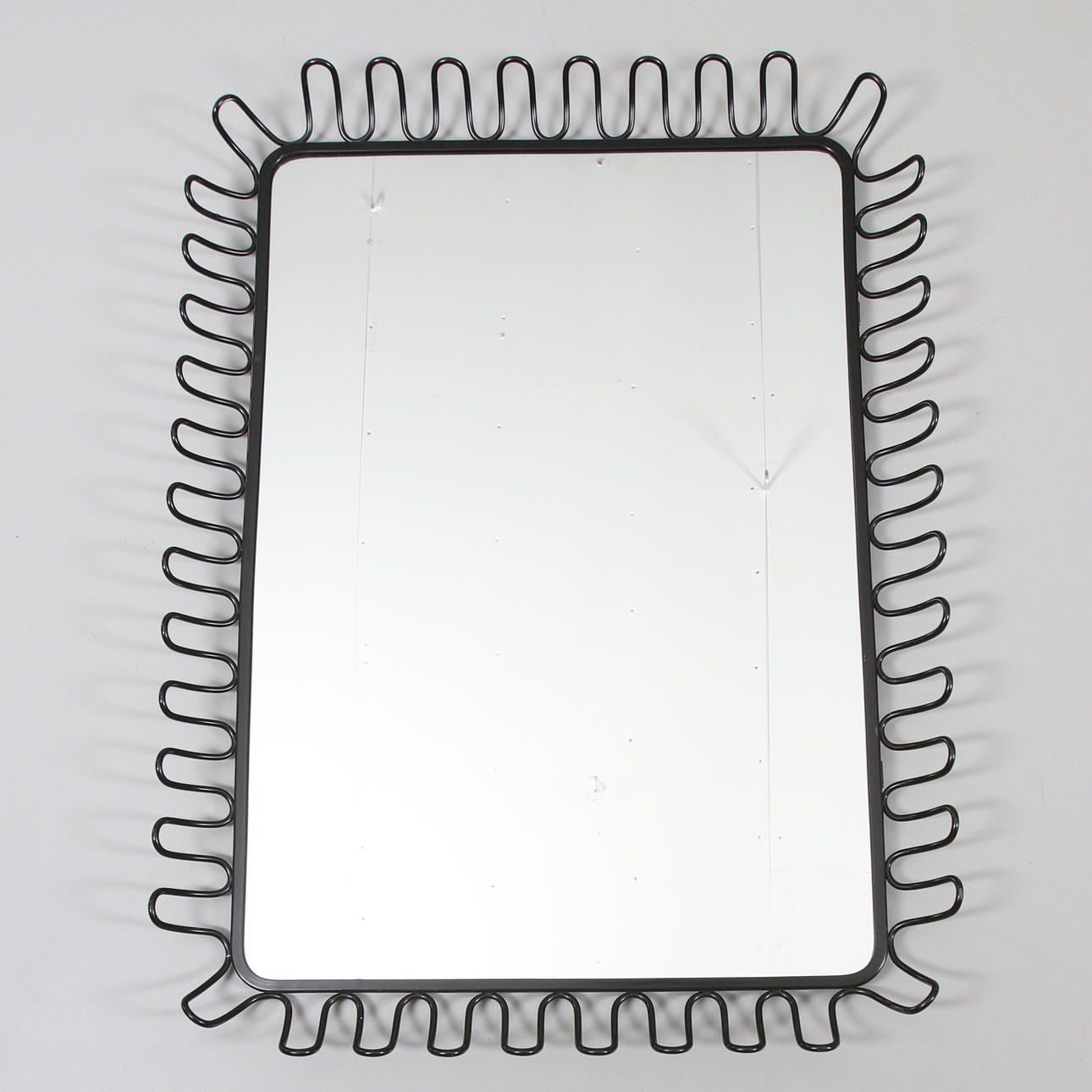 MIRROR, metal, "Mandal" Ikea, 1990s.