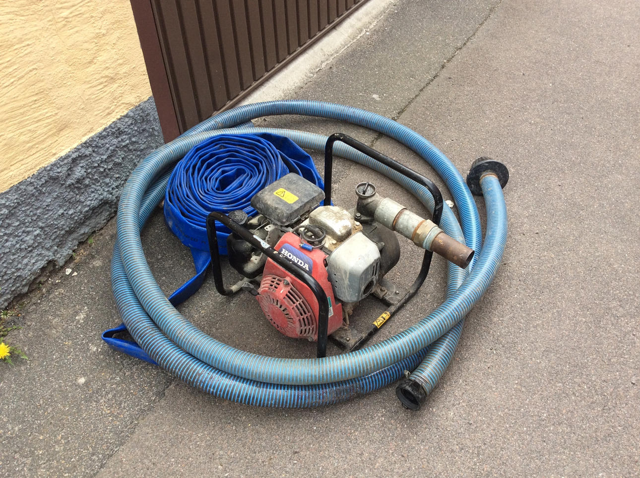 VATTENPUMP, motordriven, Honda.