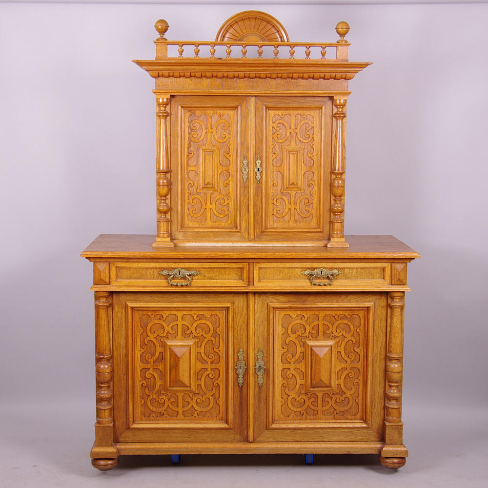 MATSALSSKÅP, ek, nyrenässans.