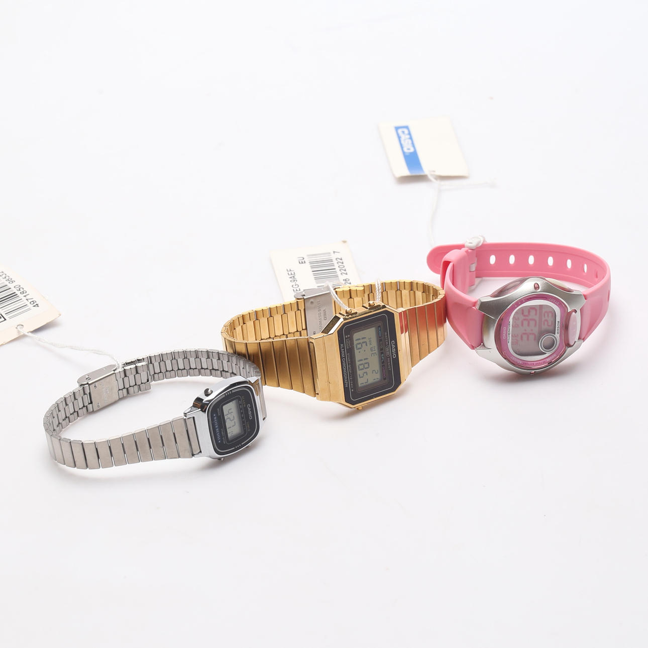 WRIST WATCH, 3 pcs, Casio.
