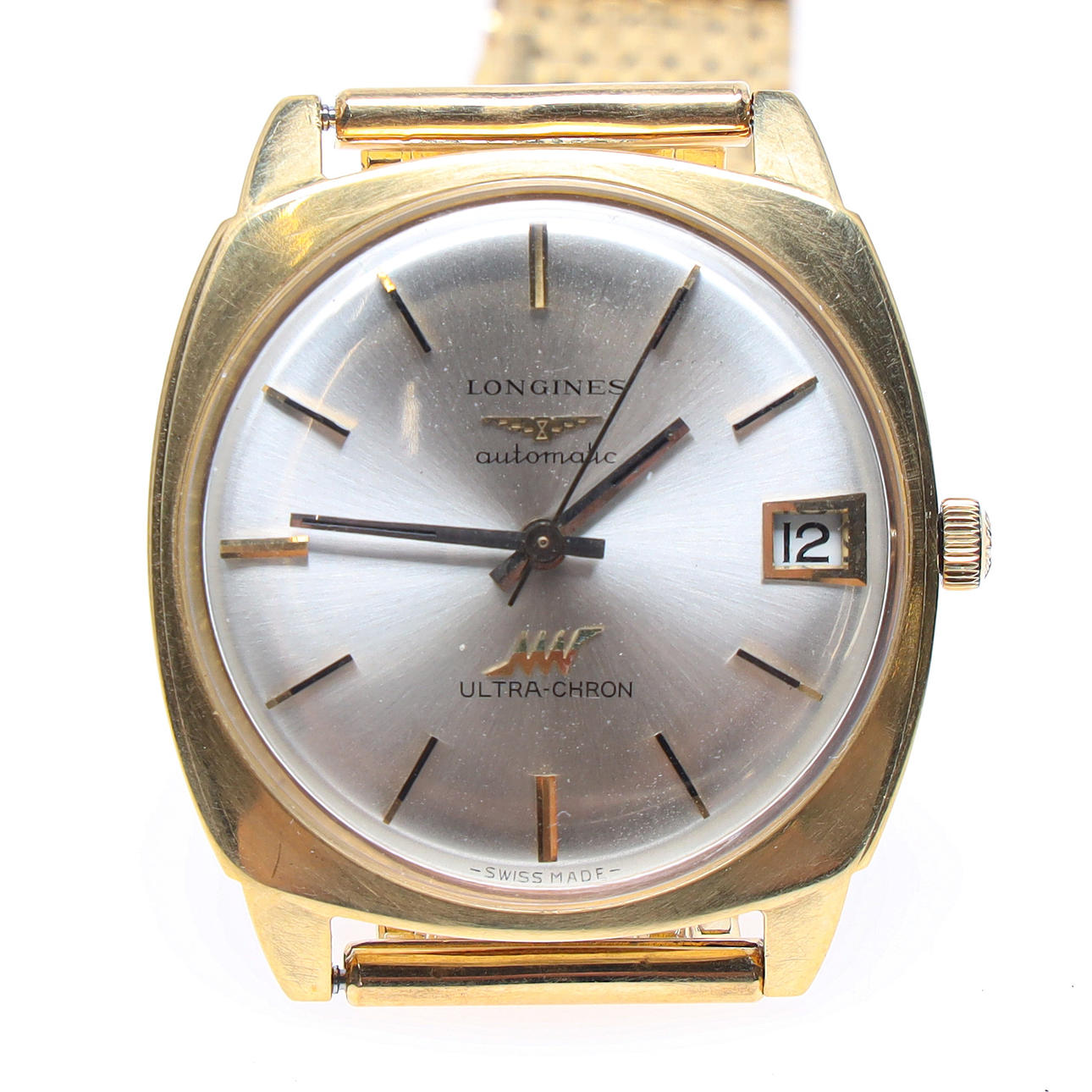 LONGINES ULTRA-CHRON, automatic, 18K gold.