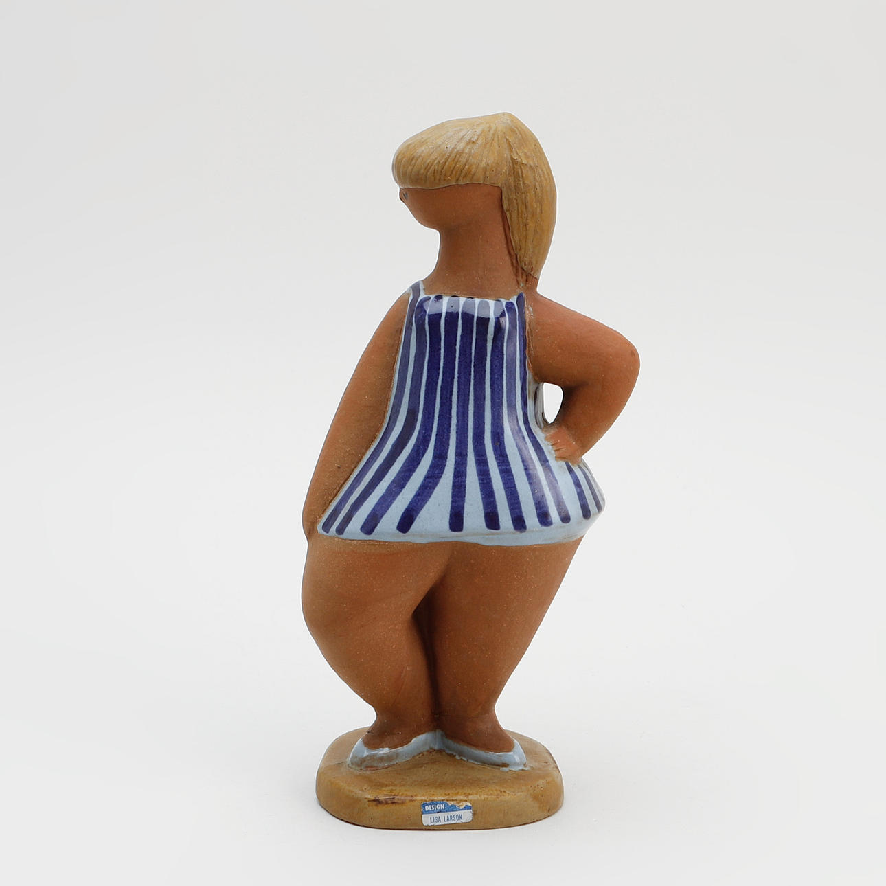 LISA LARSON. Figur "Dora", Steinzeug, Gustavsberg.
