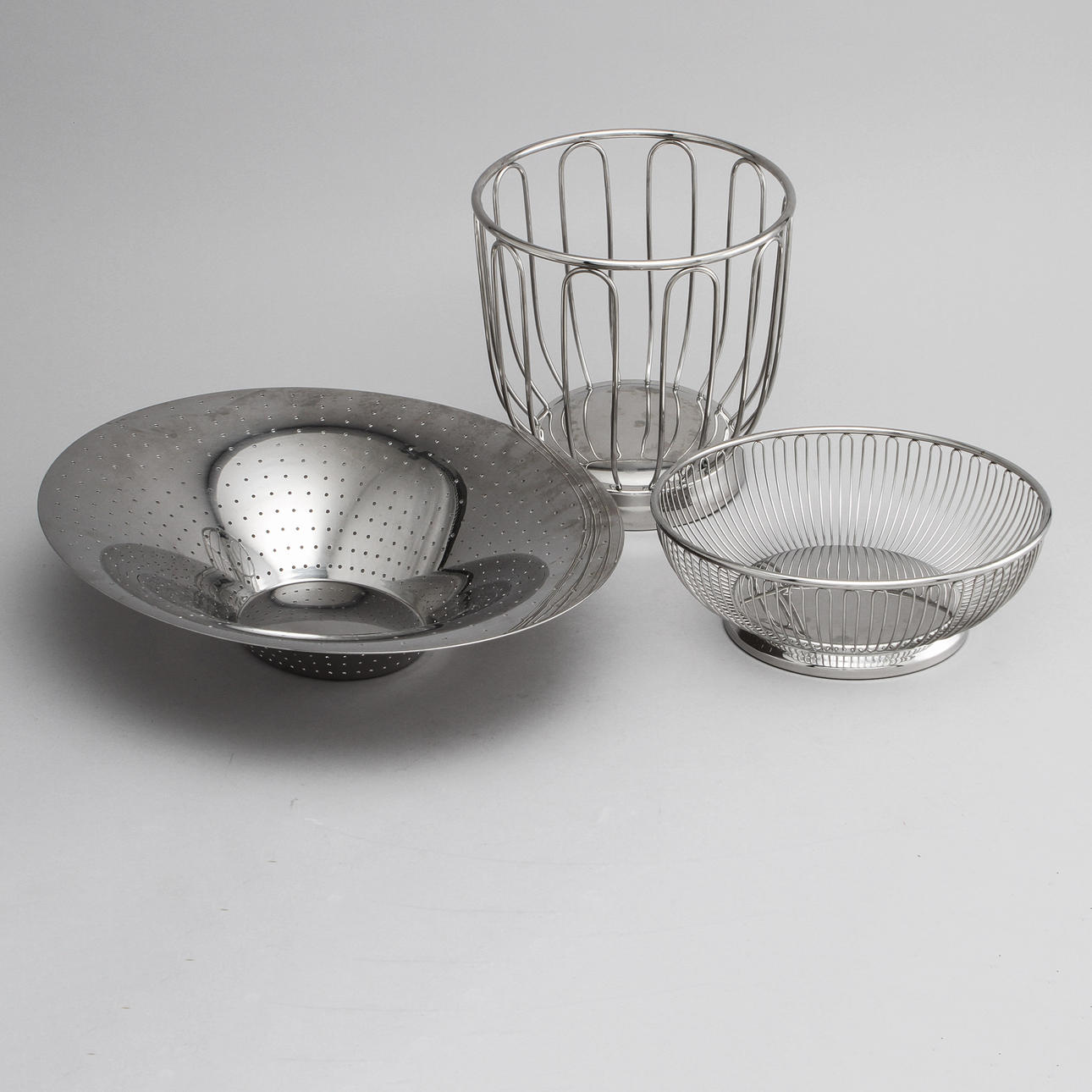 SKÅLAR, 3 st, rostfritt stål, Alessi.