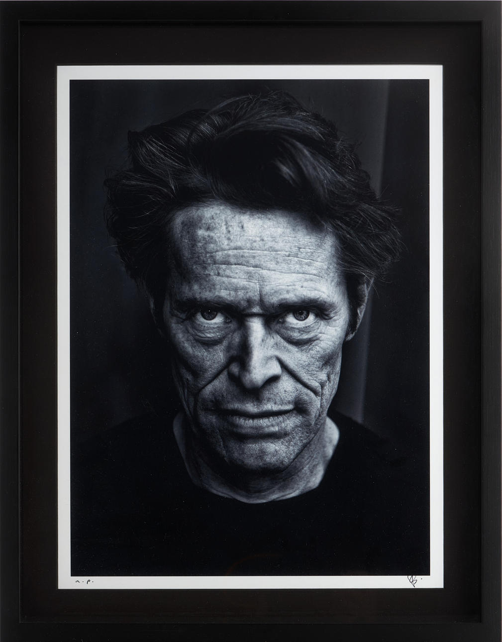 JOHAN BERGMARK (1969–). Willem Dafoe, c-print, signed ap (artist's proof) JB.