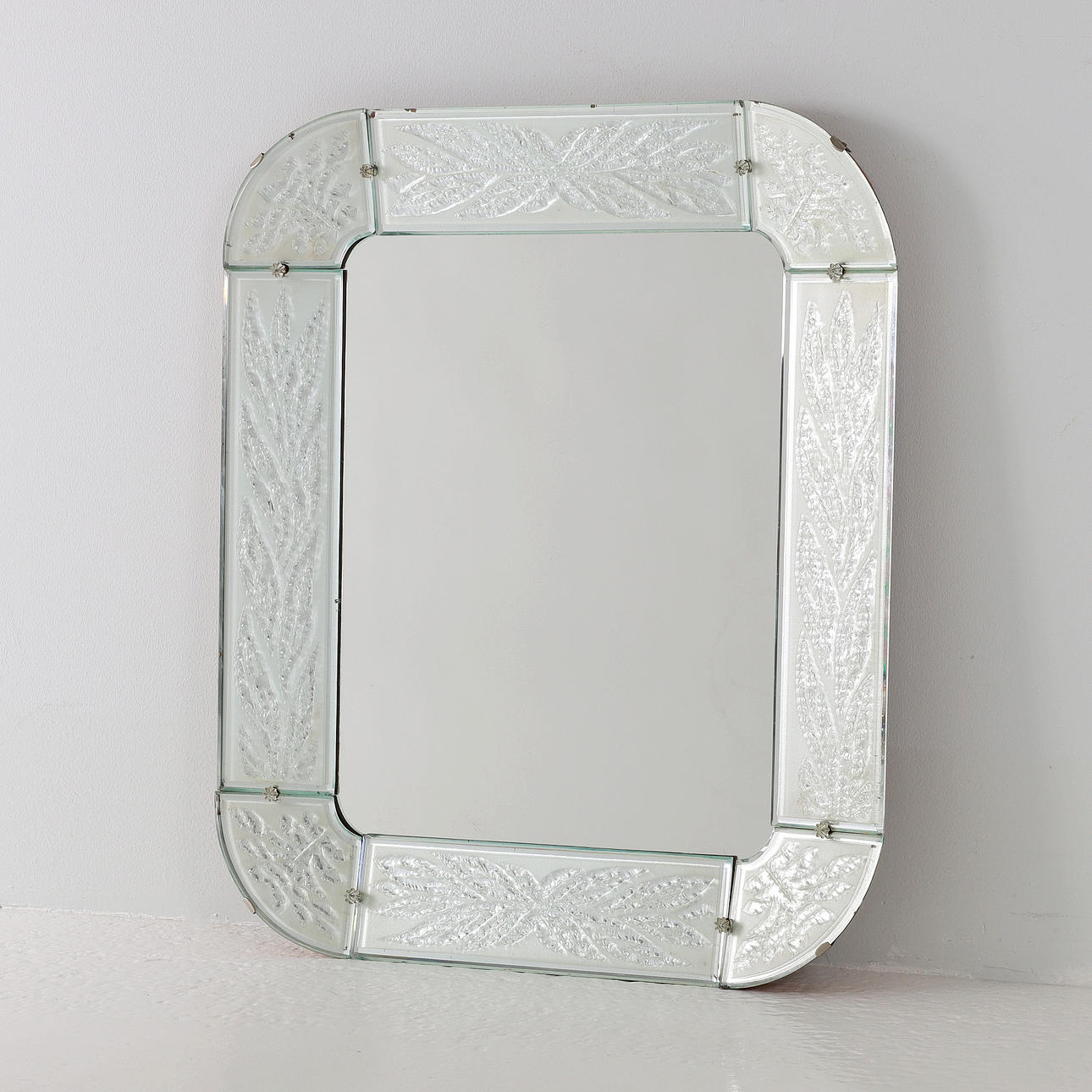 SPEJL, glas, 60 x 70 cm, 1940'erne.