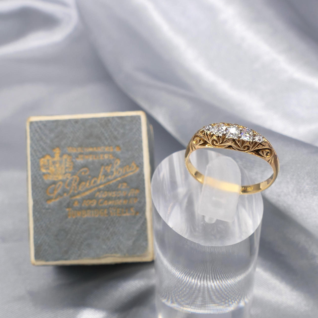 VIKTORIANISCHER ALTSCHLIFF- DIAMANT -Ring.