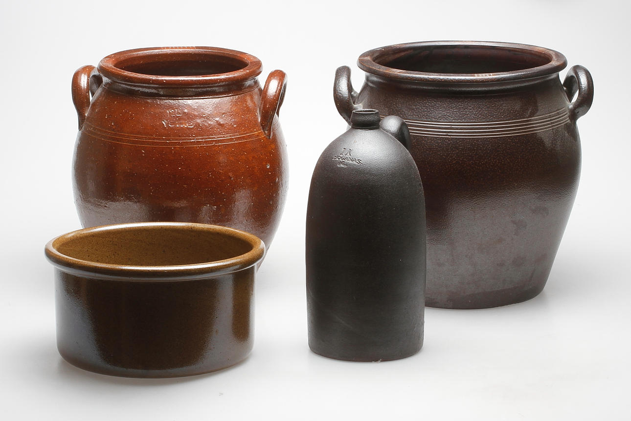 KRUKOR och KRUS, 4 delar, keramik, bland annat Höganäs.