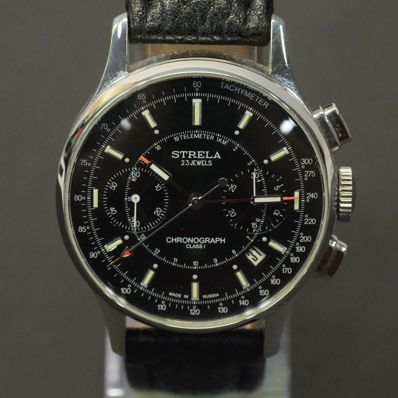 STRETCH WRIST WATCH, CHRONOGRAPH.