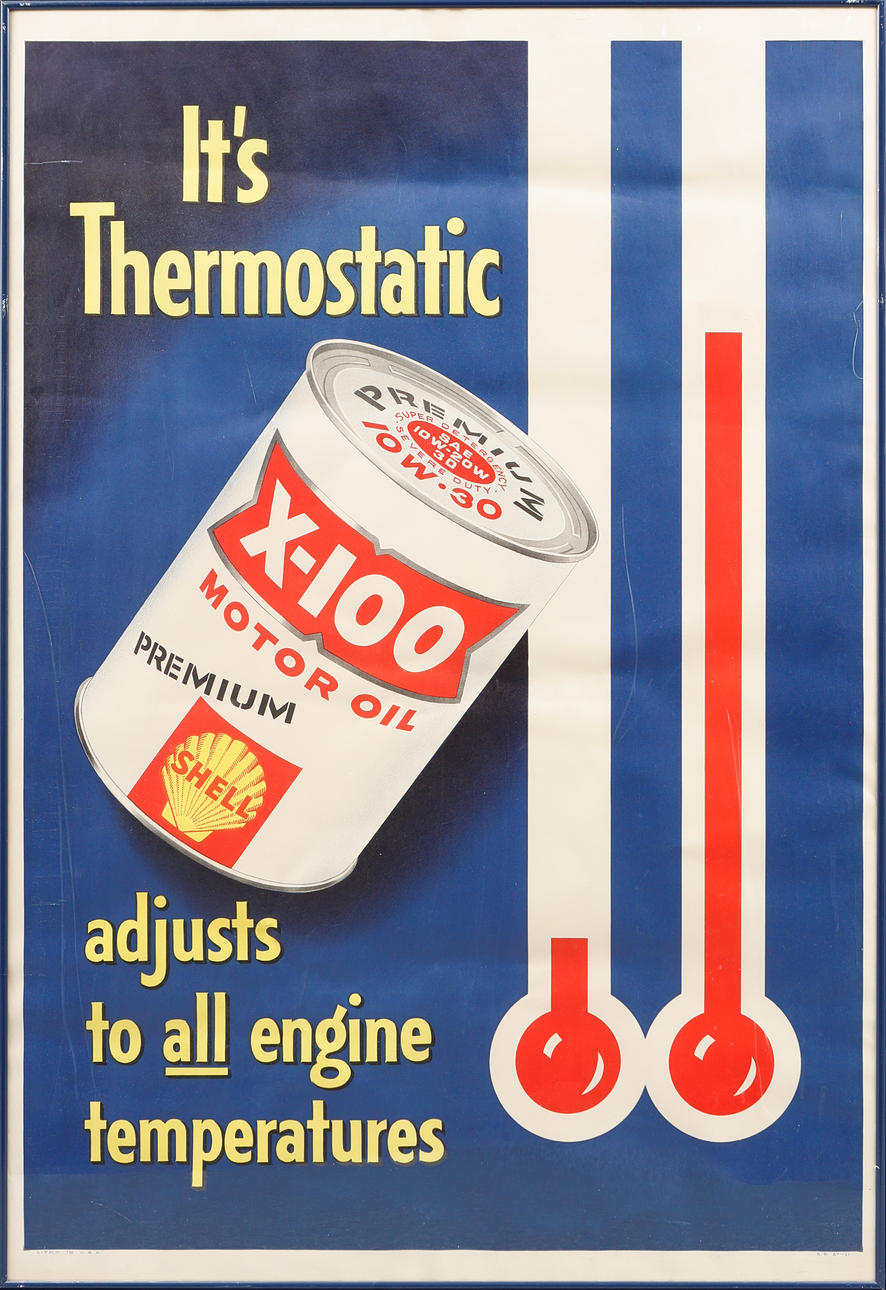 POSTER, Shell, Litho In USA.