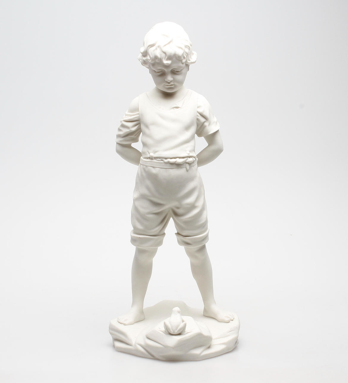 PER HASSELBERG. EFTER. Skulptur, parian, Gustafsberg 1923.