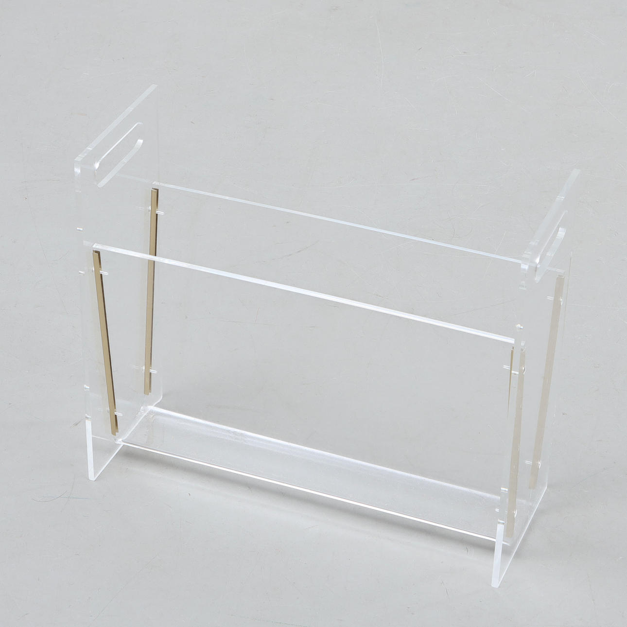 NEWSPAPER STAND, plexiglass, contemporary.