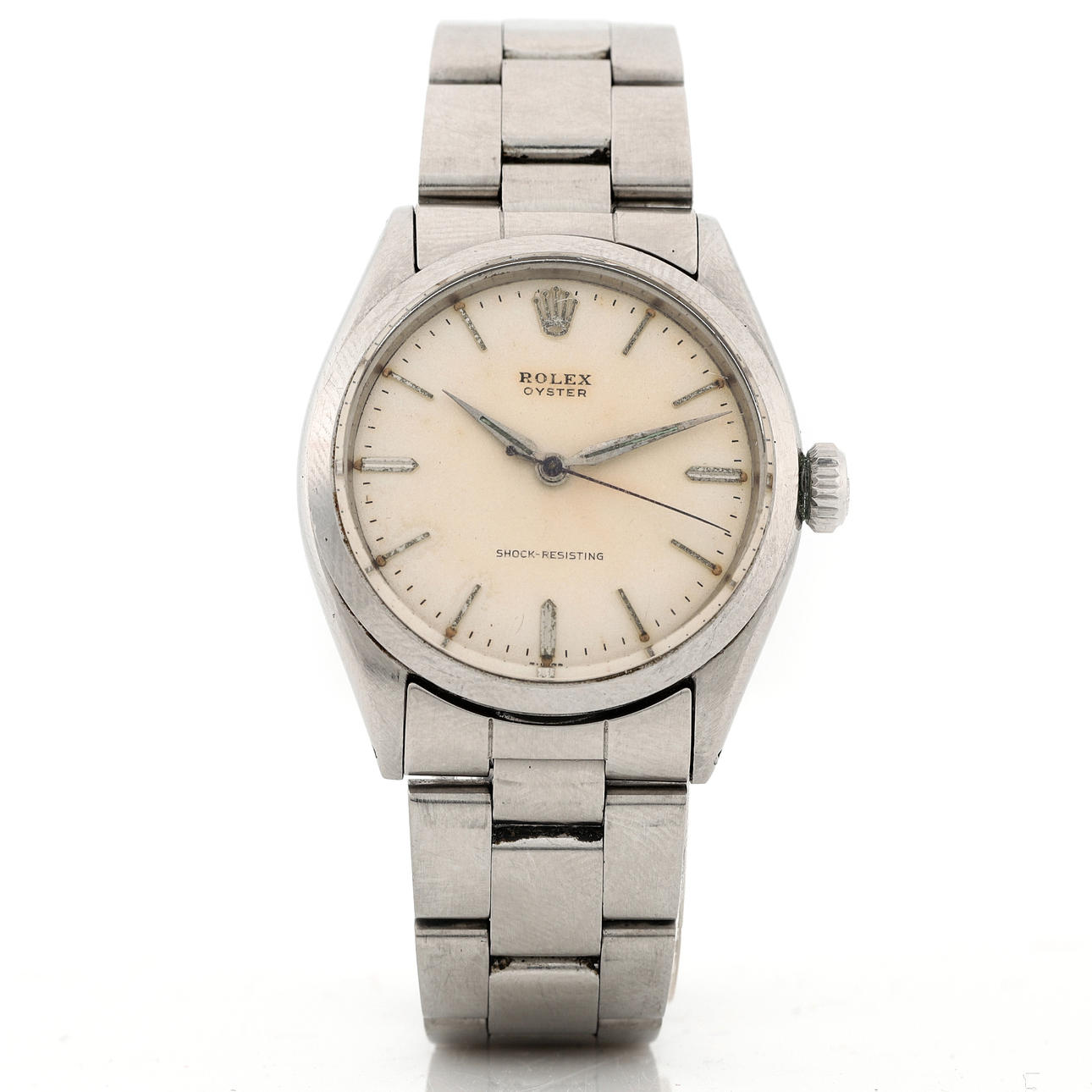 ROLEX Armbandsur, stål, manuell, 1950-tal.