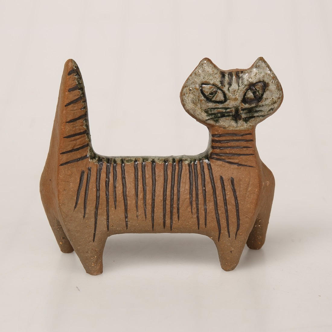 Figur, Keramik, Katze, Lisa Larson, Gustavsberg.