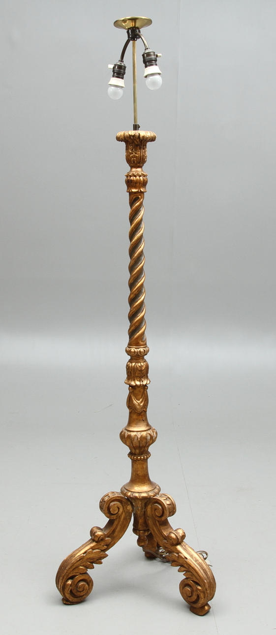 GOLVLAMPA, 1900-tal.