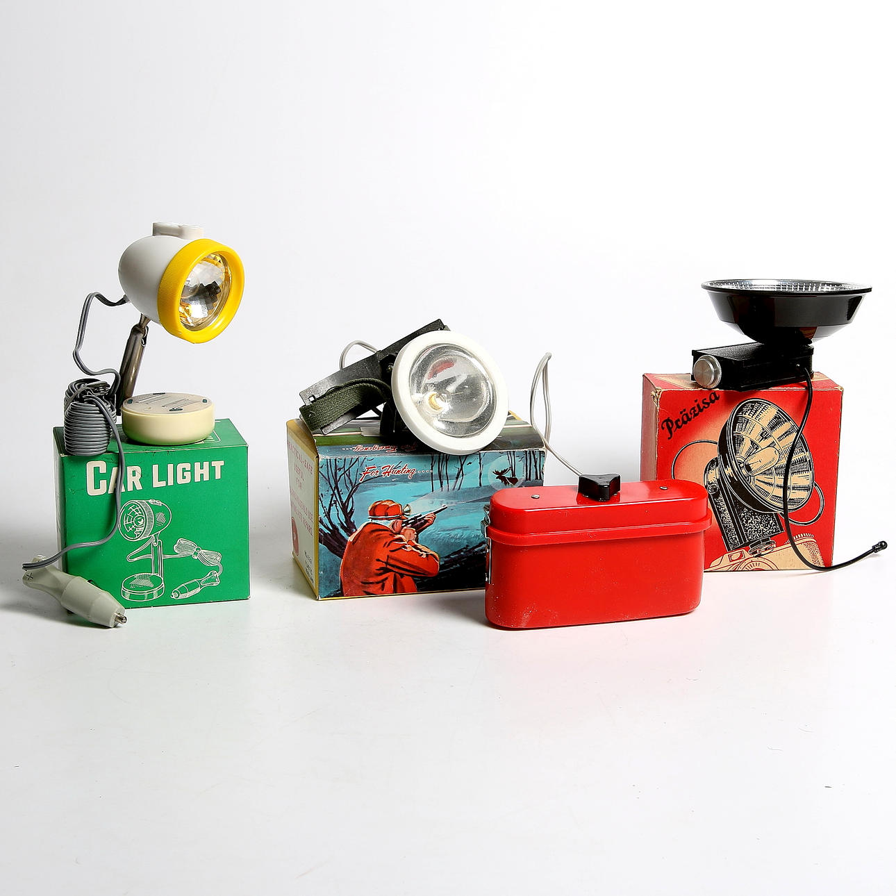 CAR LAMP, HEADLAMP, FLASH. Mid-20th century.