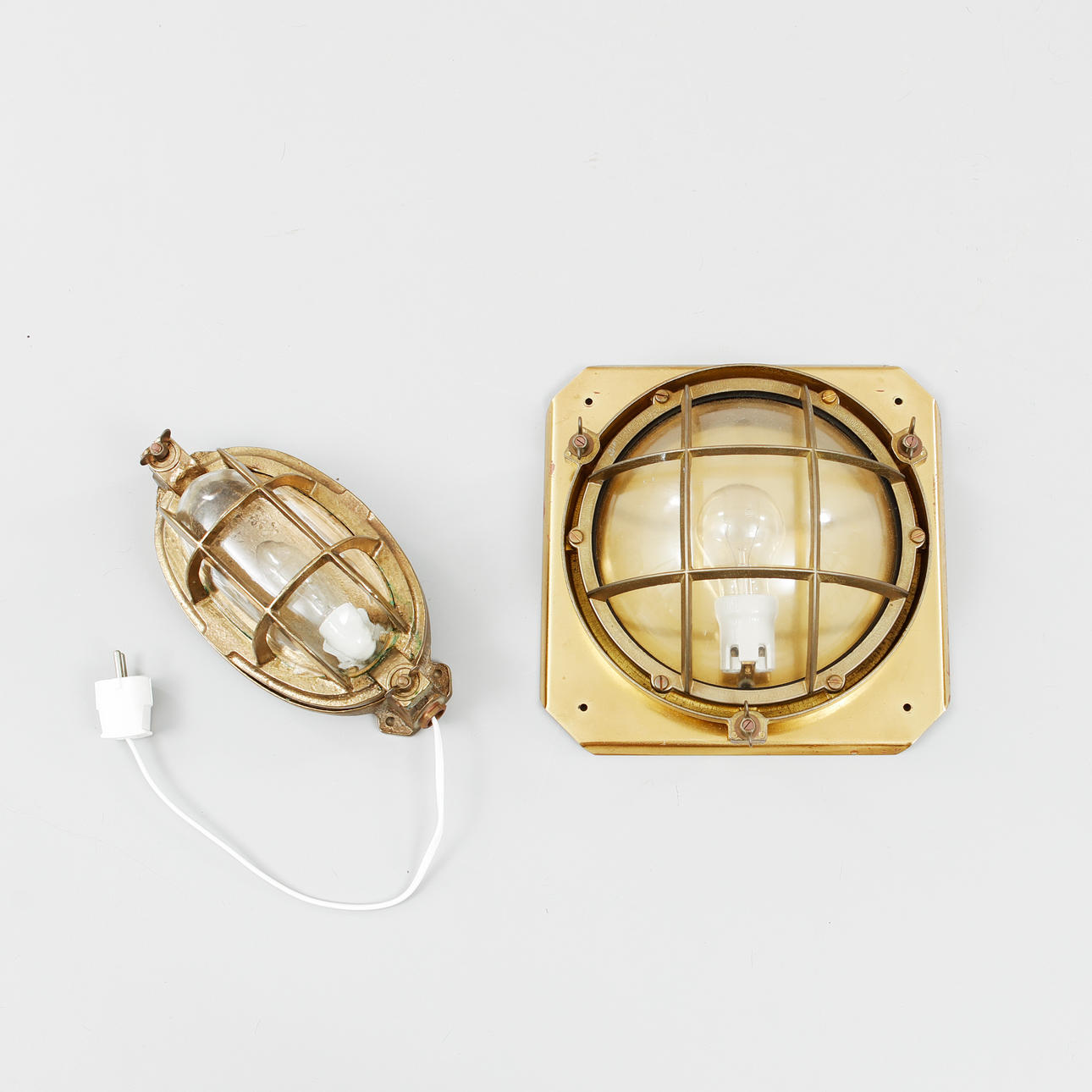 VÄGG/SKEPPSLAMPOR, 2 st.