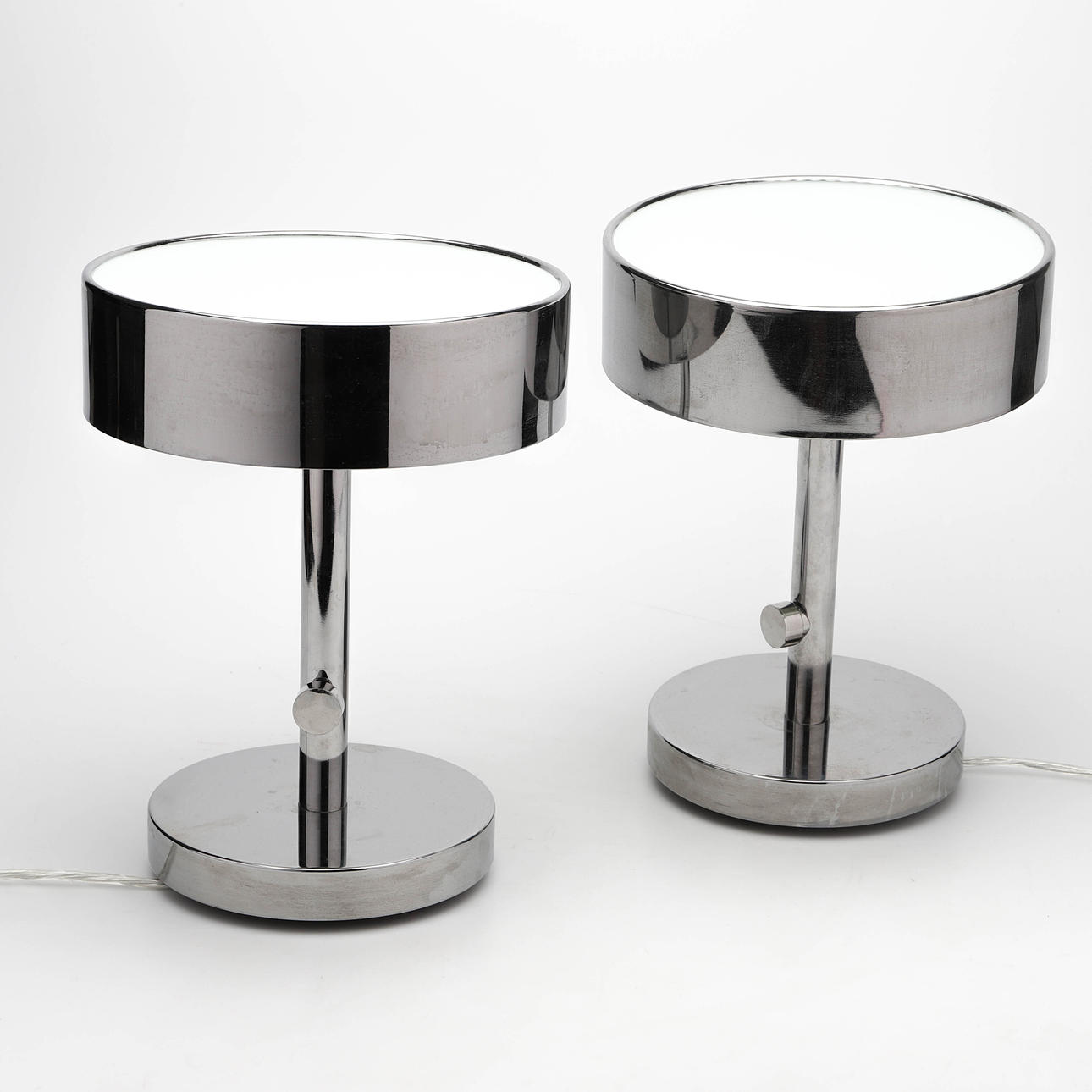 OLA WIHLBORG, Tischlampen, Paar, Chrom, IKEA.
