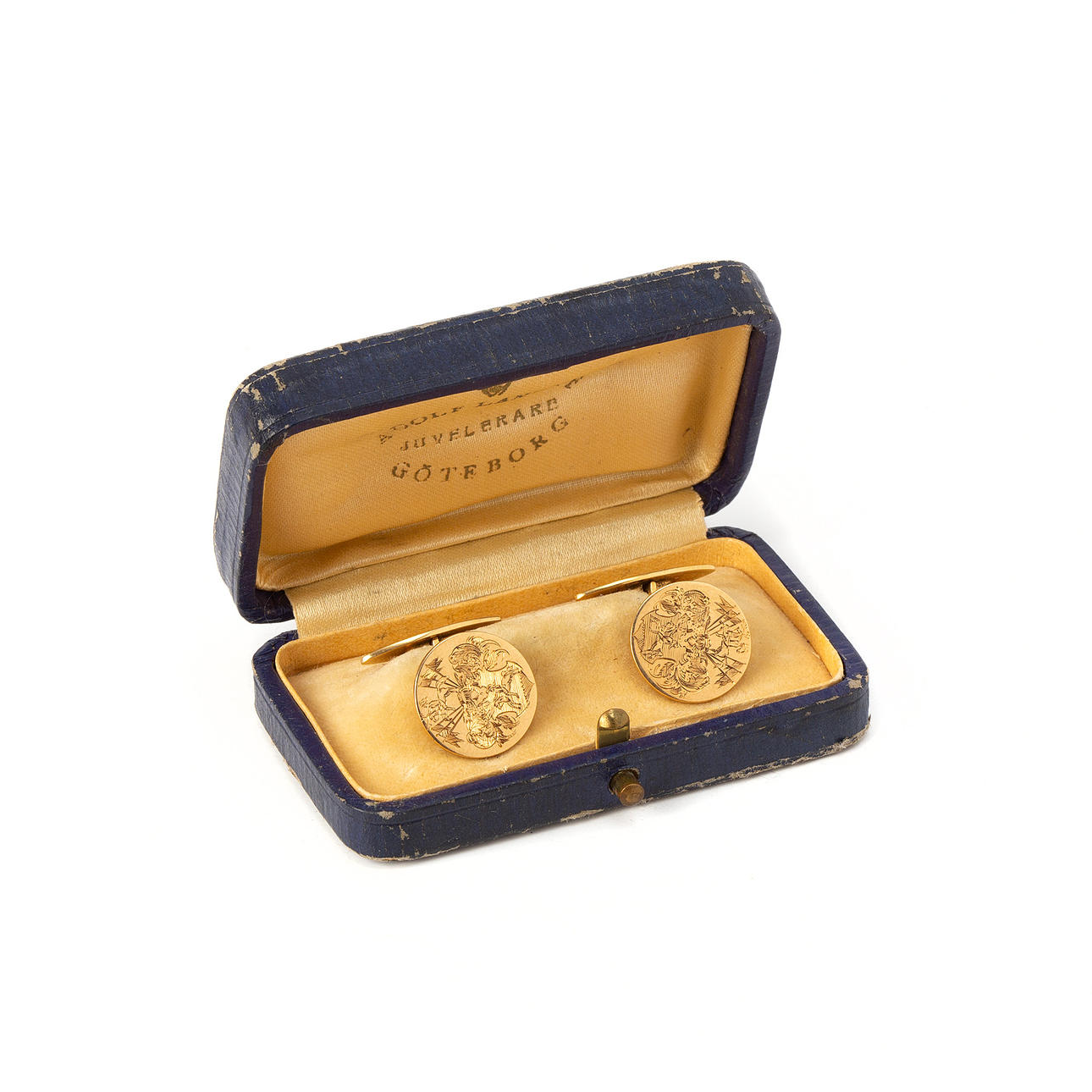 CUFF LINKS, a pair, 18K gold.