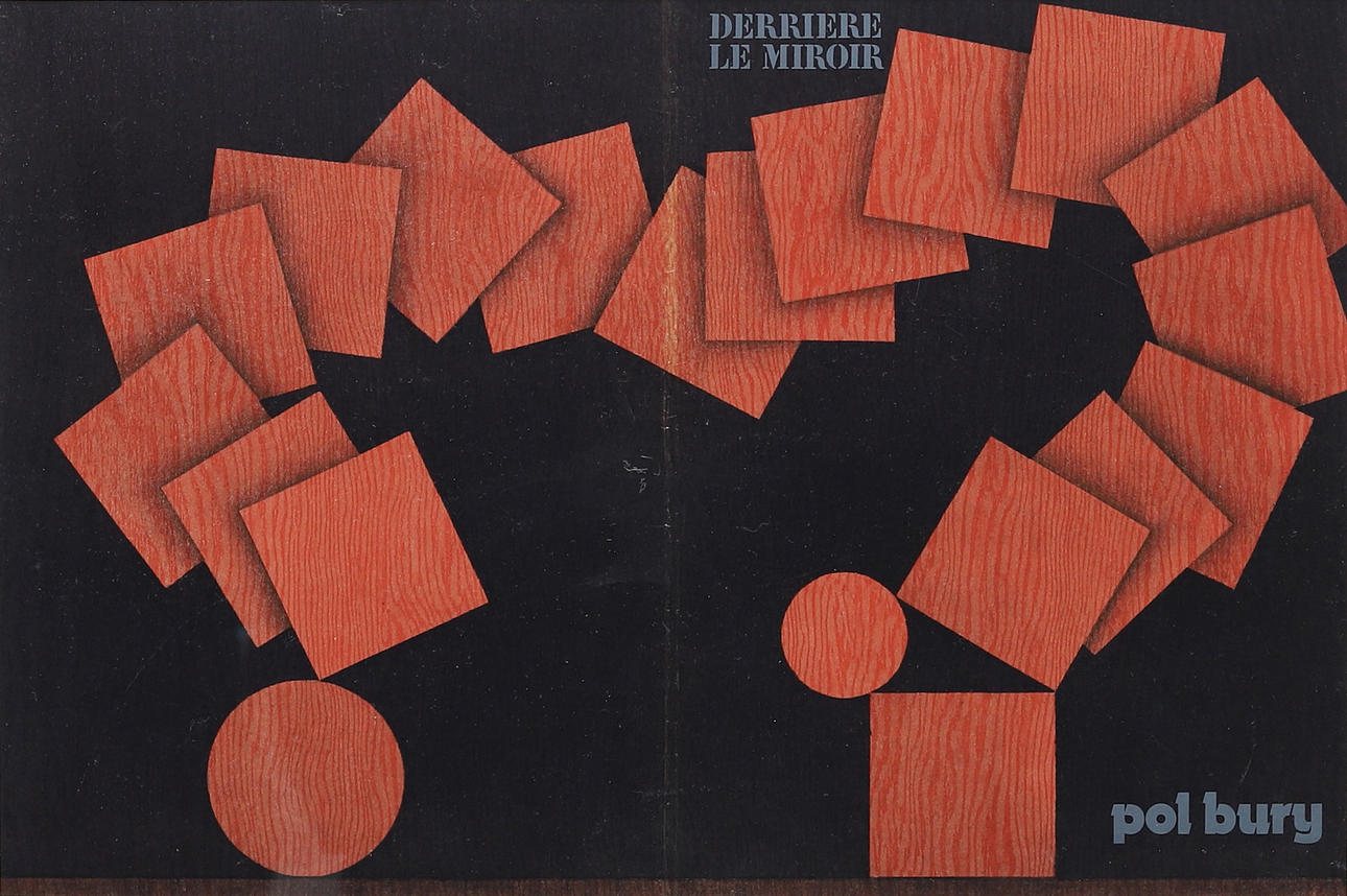 POL BURY. Lithograph, cover of Derrière le Miroir No. 228, 1978 