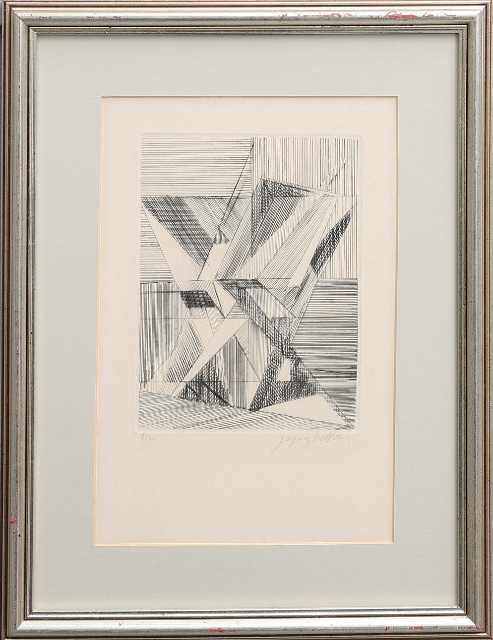 JACQUES VILLON. "LES DEUX JARRON", 1950.