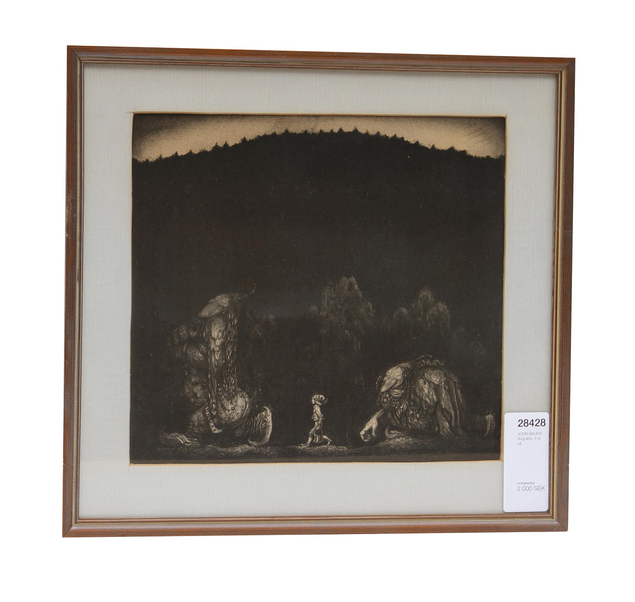 JOHN BAUER, litografier, 2 st.