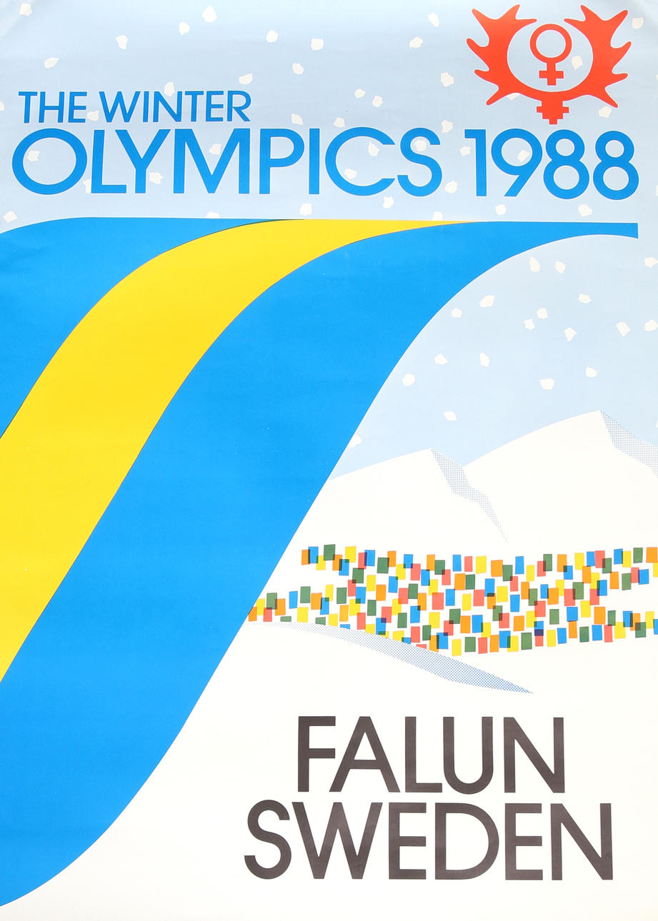 POSTER "Winter Olympics Falun 1988".