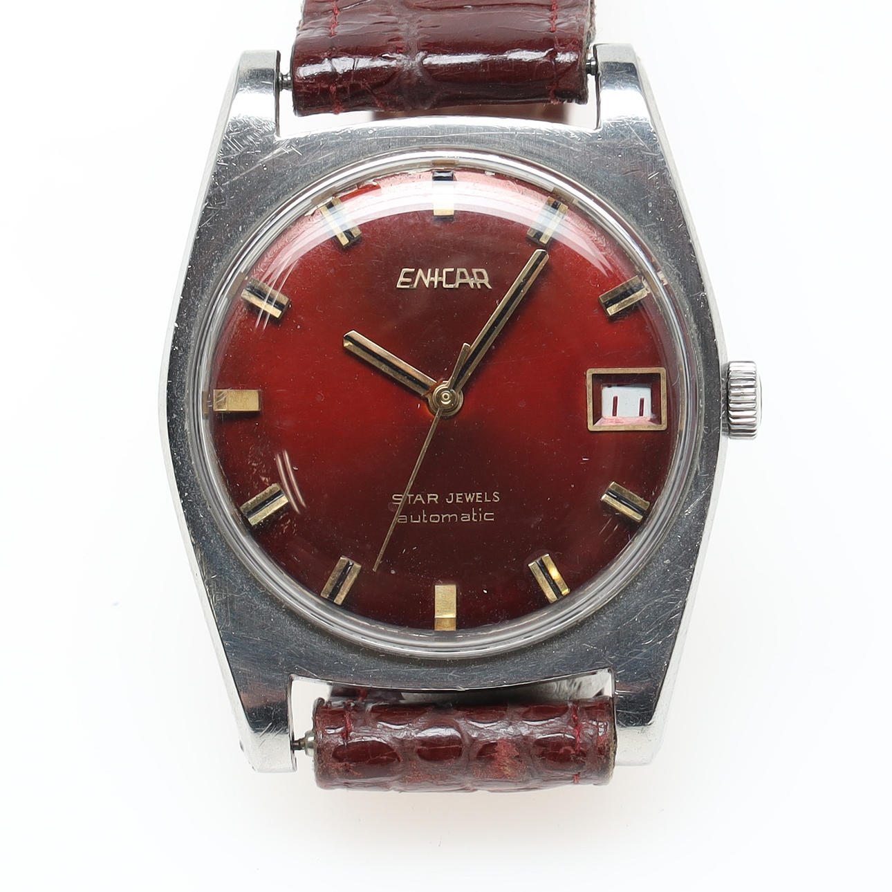 ENICAR, Star Jewel Automatic, steel wristwatch. Clocks & Watches 