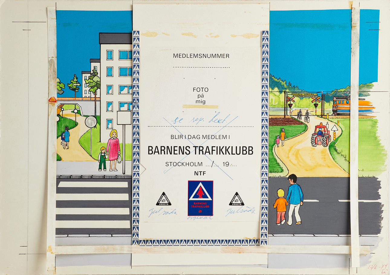 BARNENS TRAFIKKLUBB - NTF, 4 förlagor.