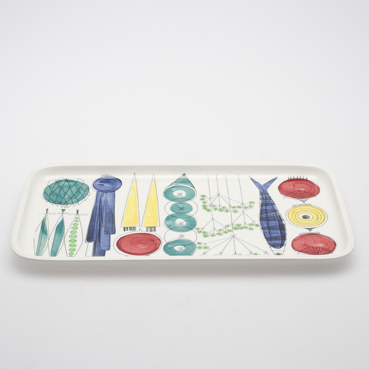 BRICKA, flintgods, "Picknick", Rörstrand, Marianne Westman.