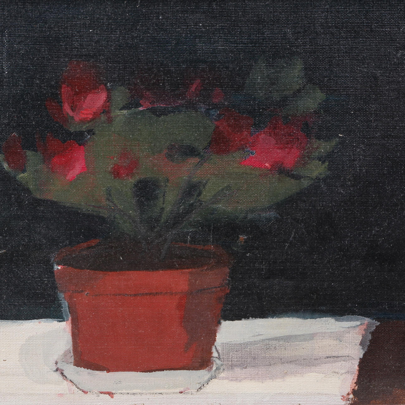 BENGT REINHOLTZ. Olja på pannå, "Azalea", 1979.