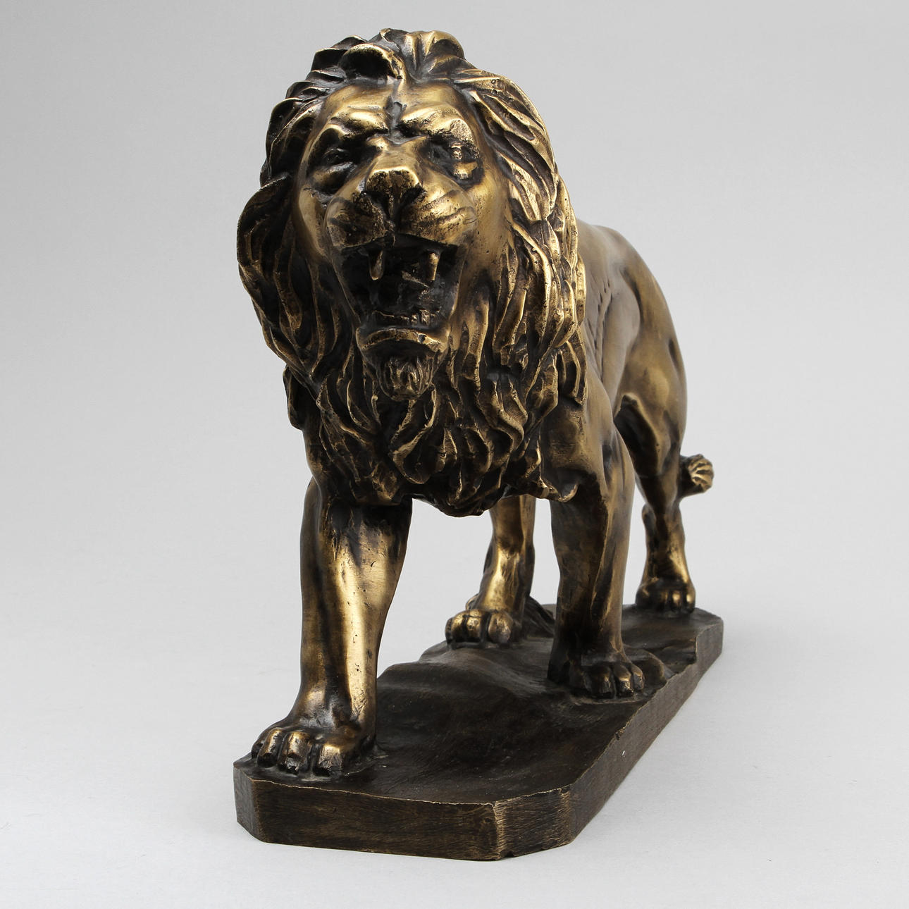 SKULPTUR, brons, lejon.