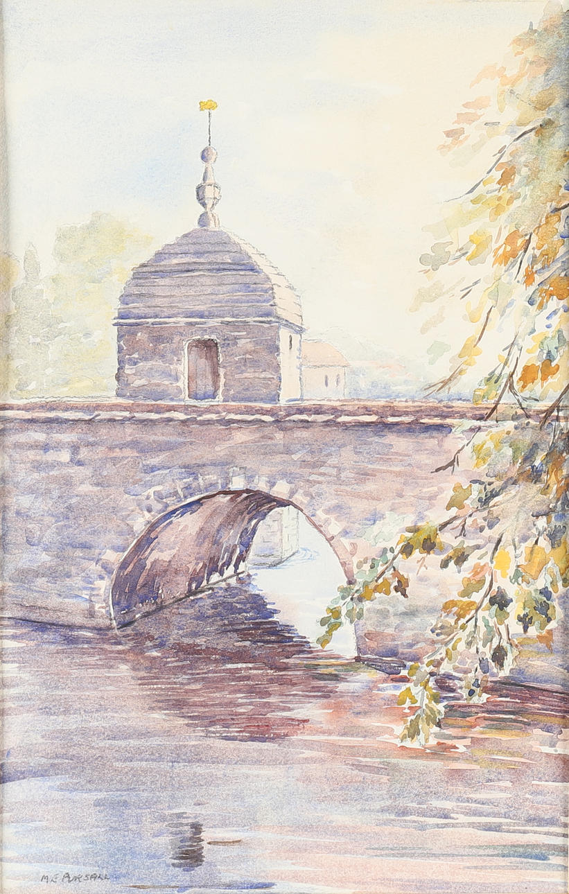 BASIL E. PURSALL (20TH CENTURY). BLINDHUS, BRADFORD PÅ AVON.