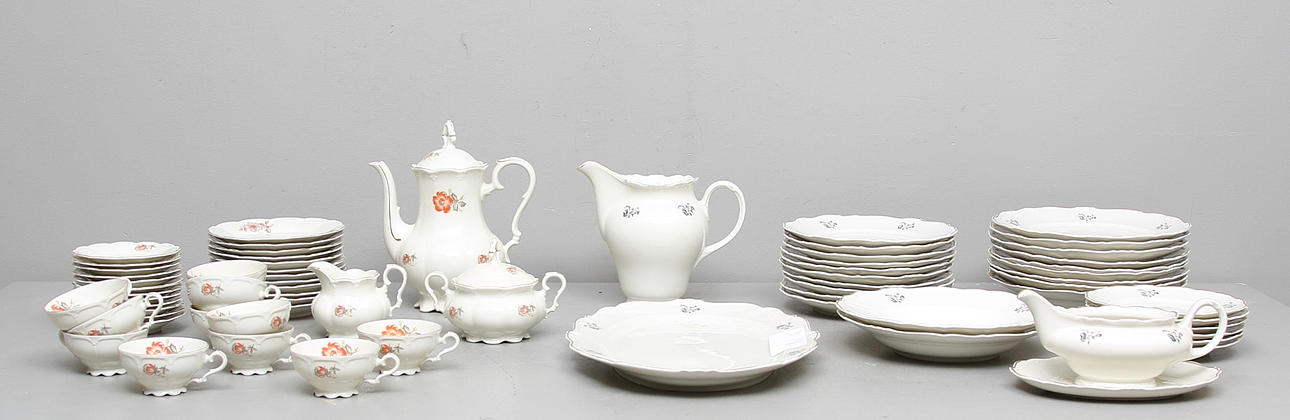 SERVISDELAR, porslin, Hackefors och Karlskrona.