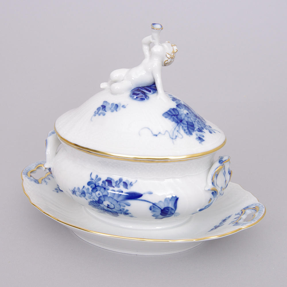 TERRIN, "Blå blomster", Royal Copenhagen.