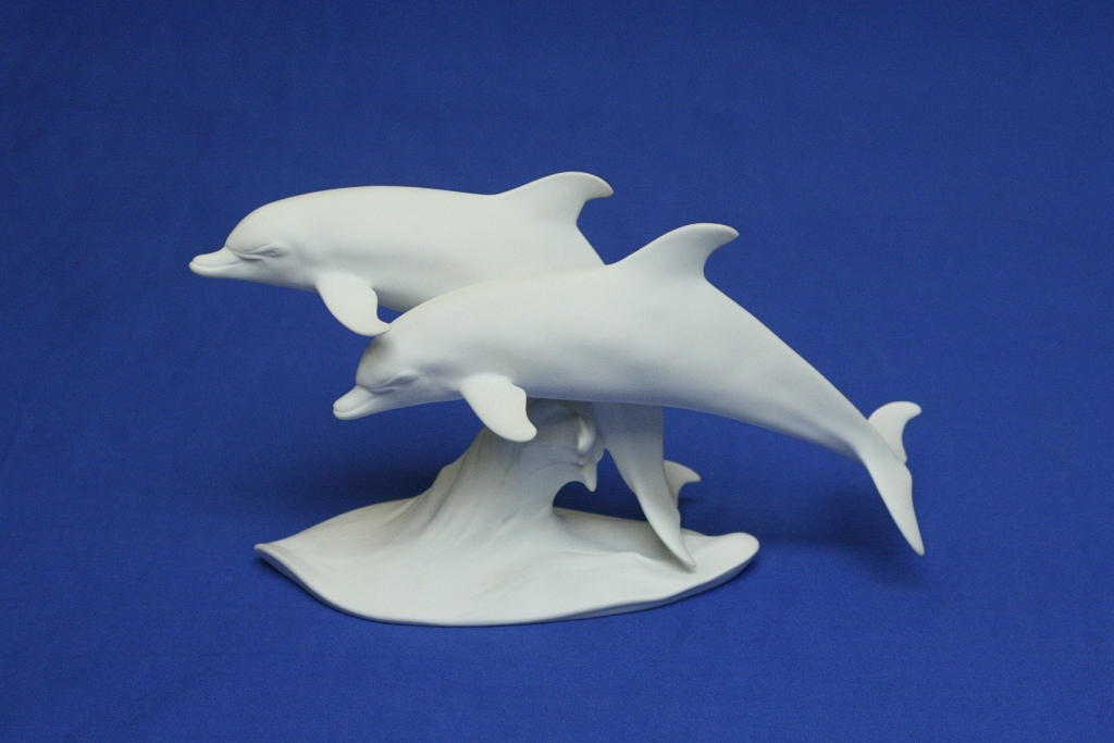 TIERGRUPPE, DELFIN-PÄRCHEN. kayser.