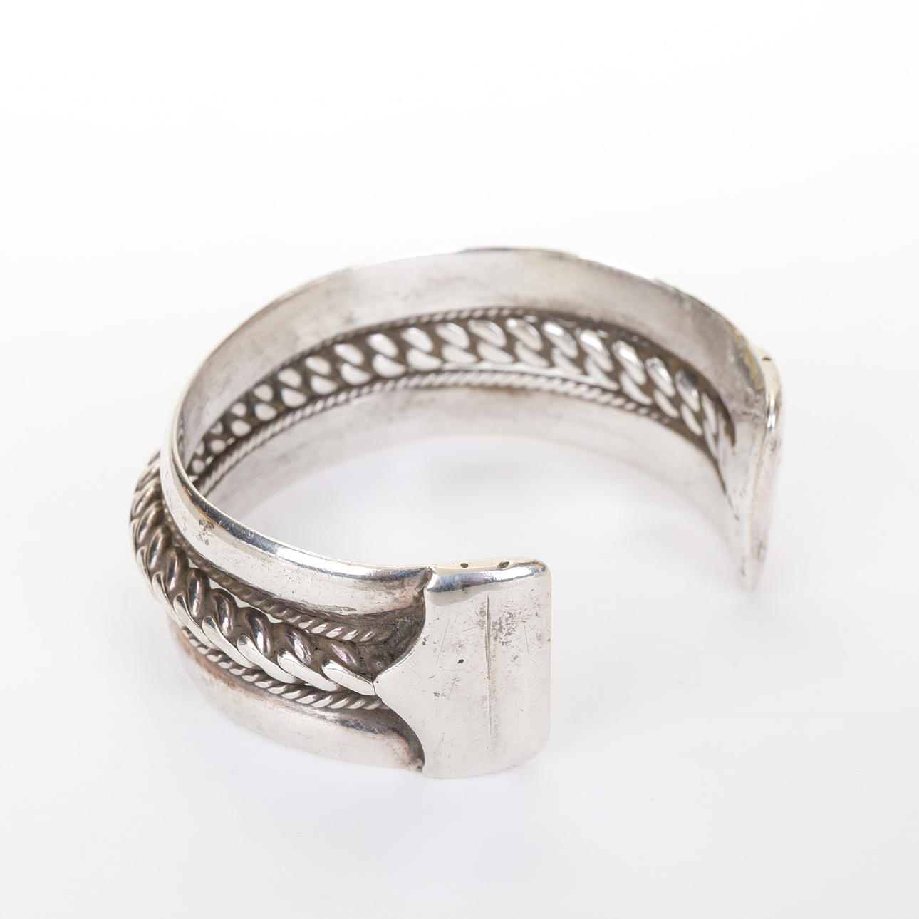 ARMBÅND, sølv, tungt, armring.