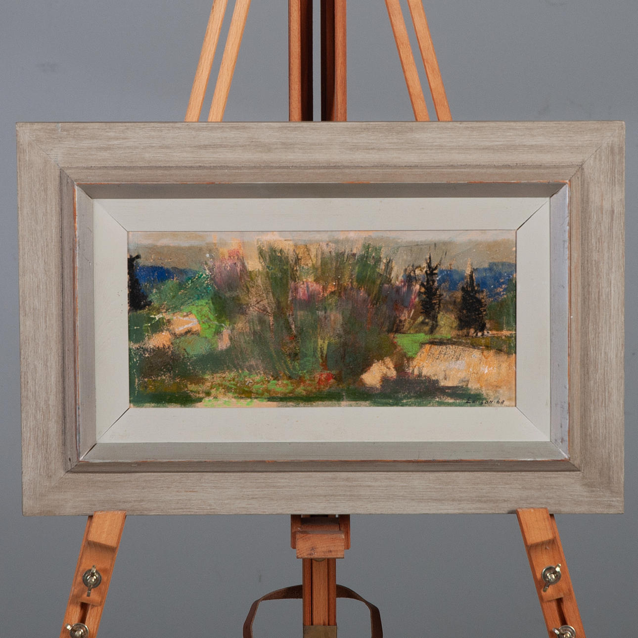 ERIK EMANUELSON. Oil on Board, Landscape, Signed, 31x47 cm.