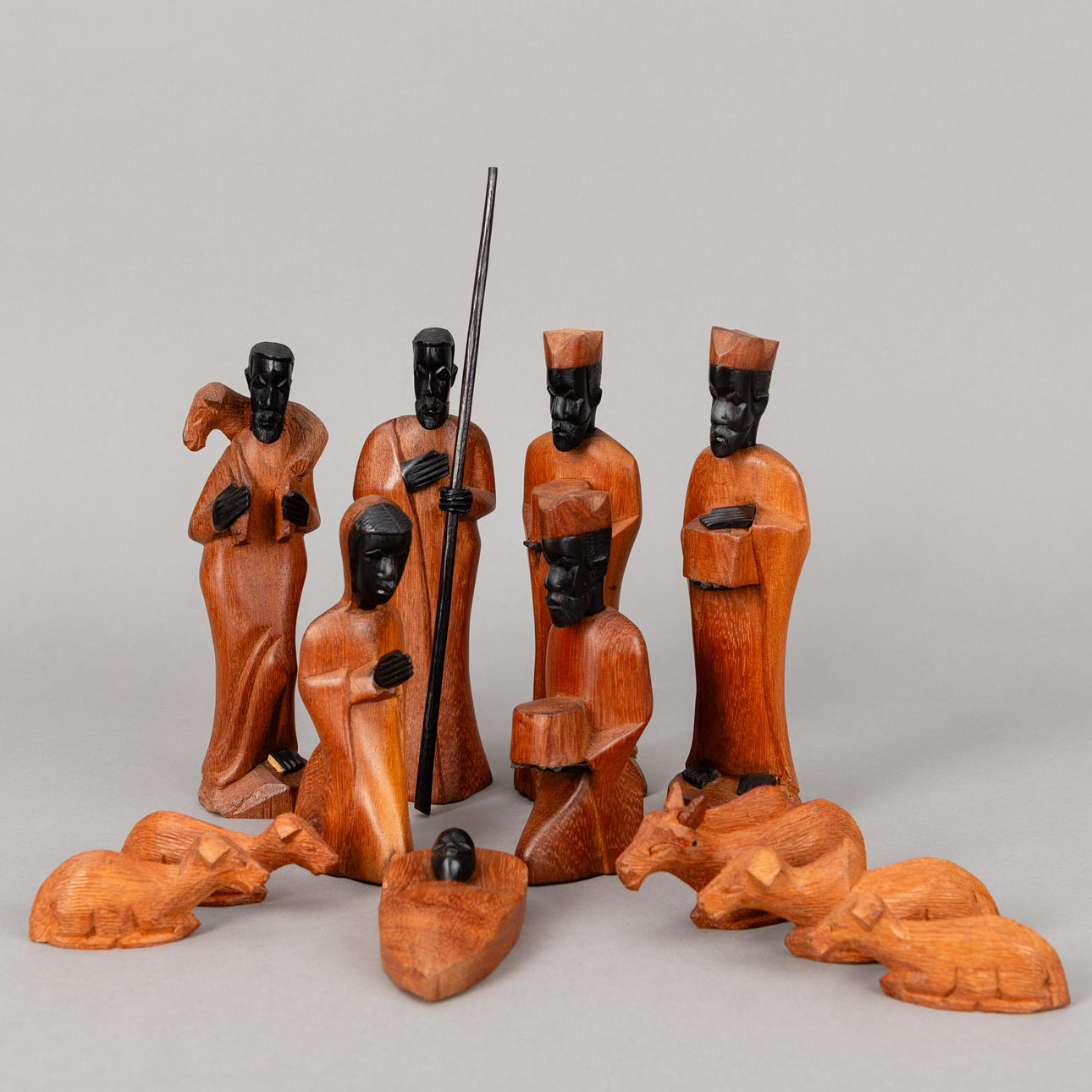 Krippenfiguren, Afrika, 20. Jh.