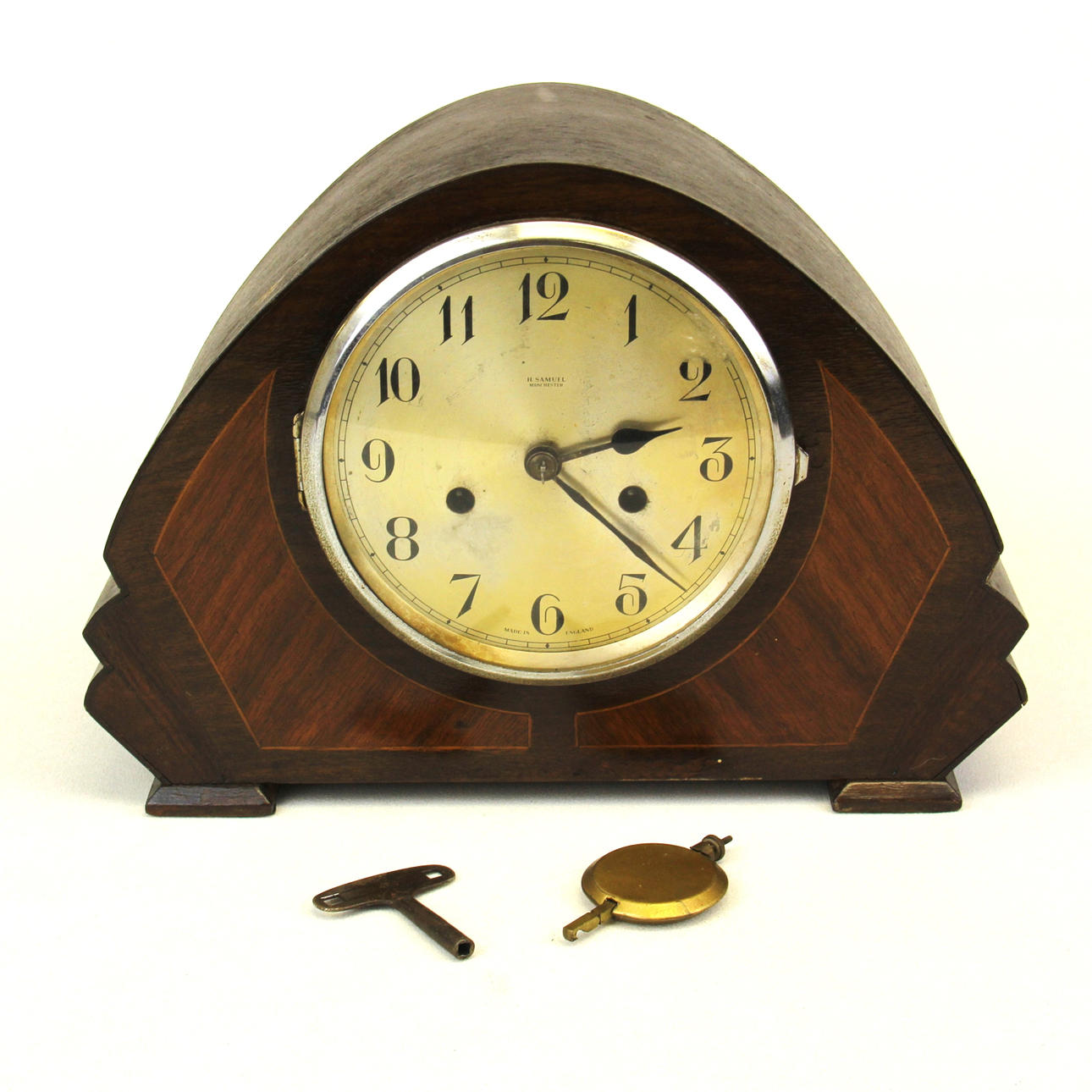 ART DECO H. SAMUEL CLOCK.